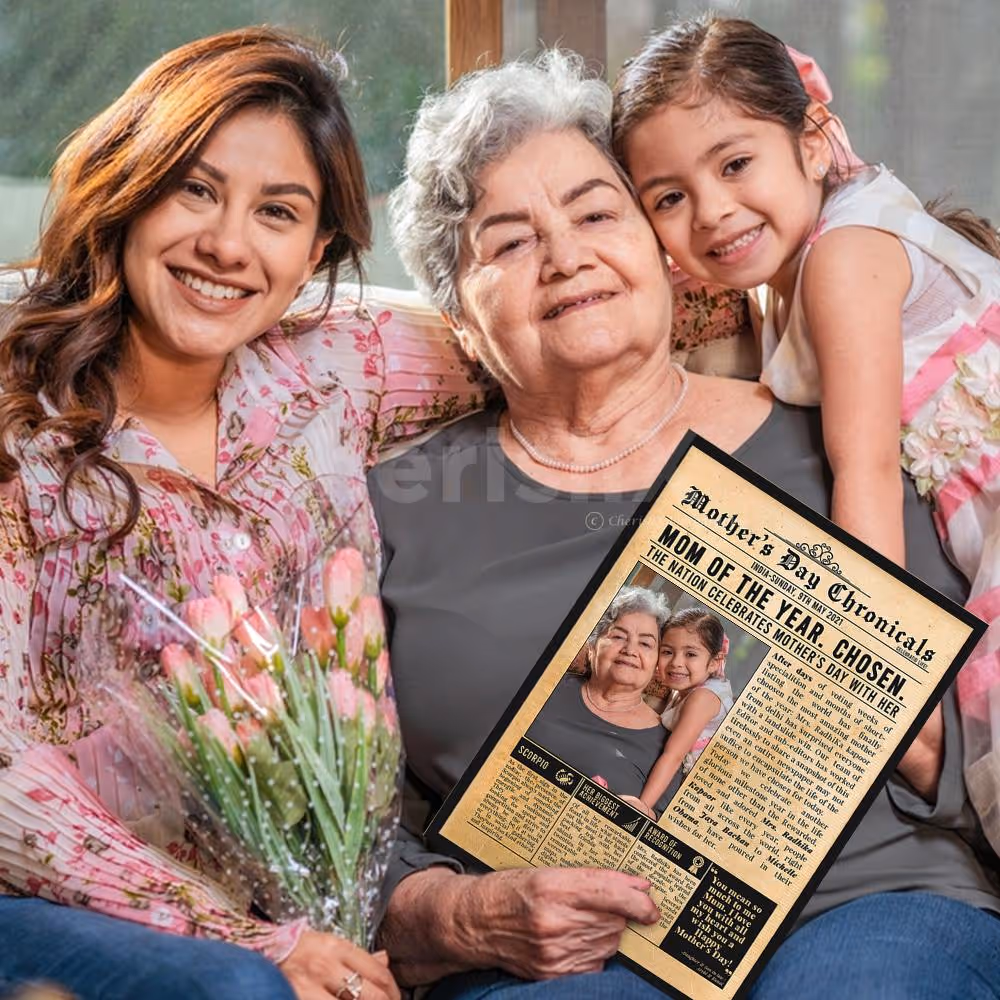 Mother's day newspaper chronicles surprise for your mom