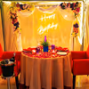 Romance is in the air at Hyatt's enchanting cabana dinner setup.2
