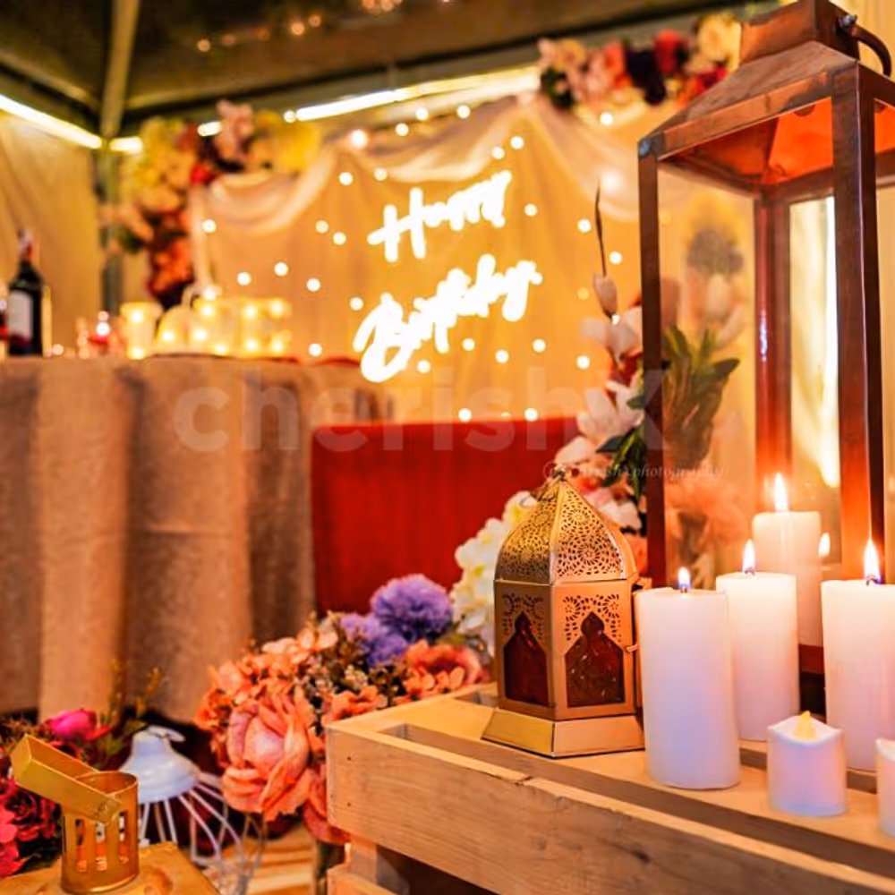 Romance is in the air at Hyatt's enchanting cabana dinner setup.2