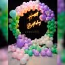 Bask in the glory of this breathtaking masterpiece with pastels and lights