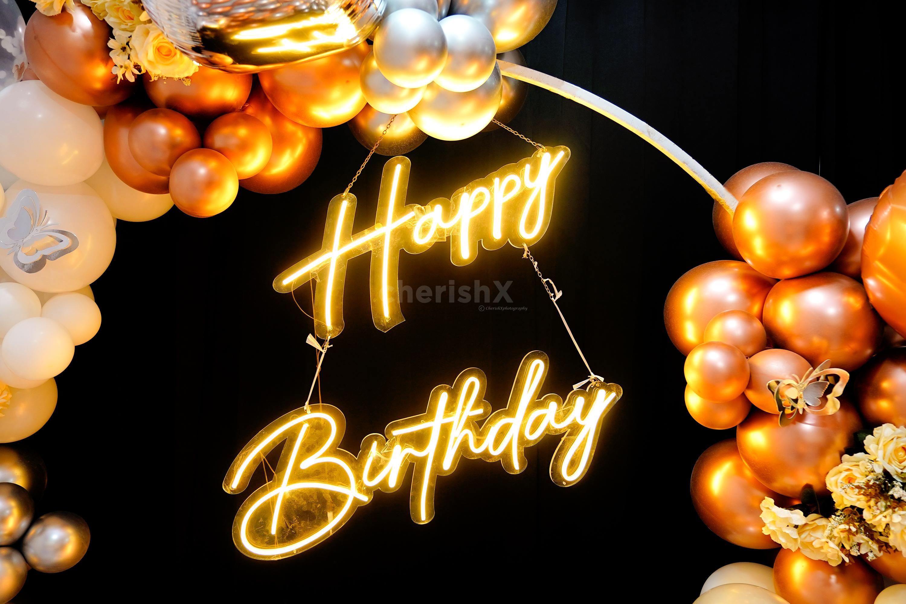 Add a touch of elegance to your celebration with the dreamy decor.