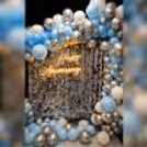 It comes with shimmery flowing sequins with a neon light which fits well together.