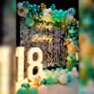 Transform your space into a dreamy wonderland with our exquisite golden, green, and white balloons.