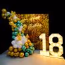 The vibrant colours and decorations will set the party mood.
