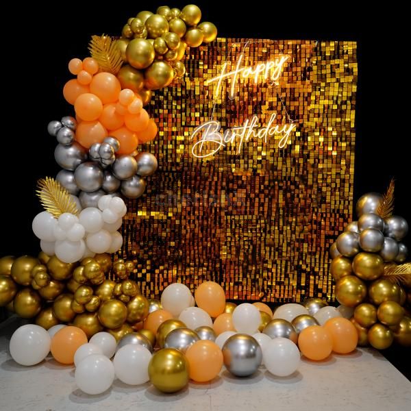 Golden Extravaganza can be your perfect backdrop for a birthday celebration filled with glitz and glamour.