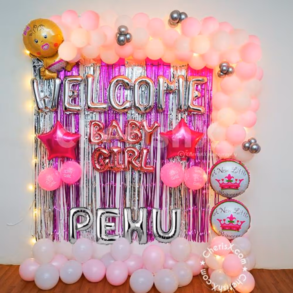 Let the celebrations be grand with CherishX's Naming Ceremony Decor!