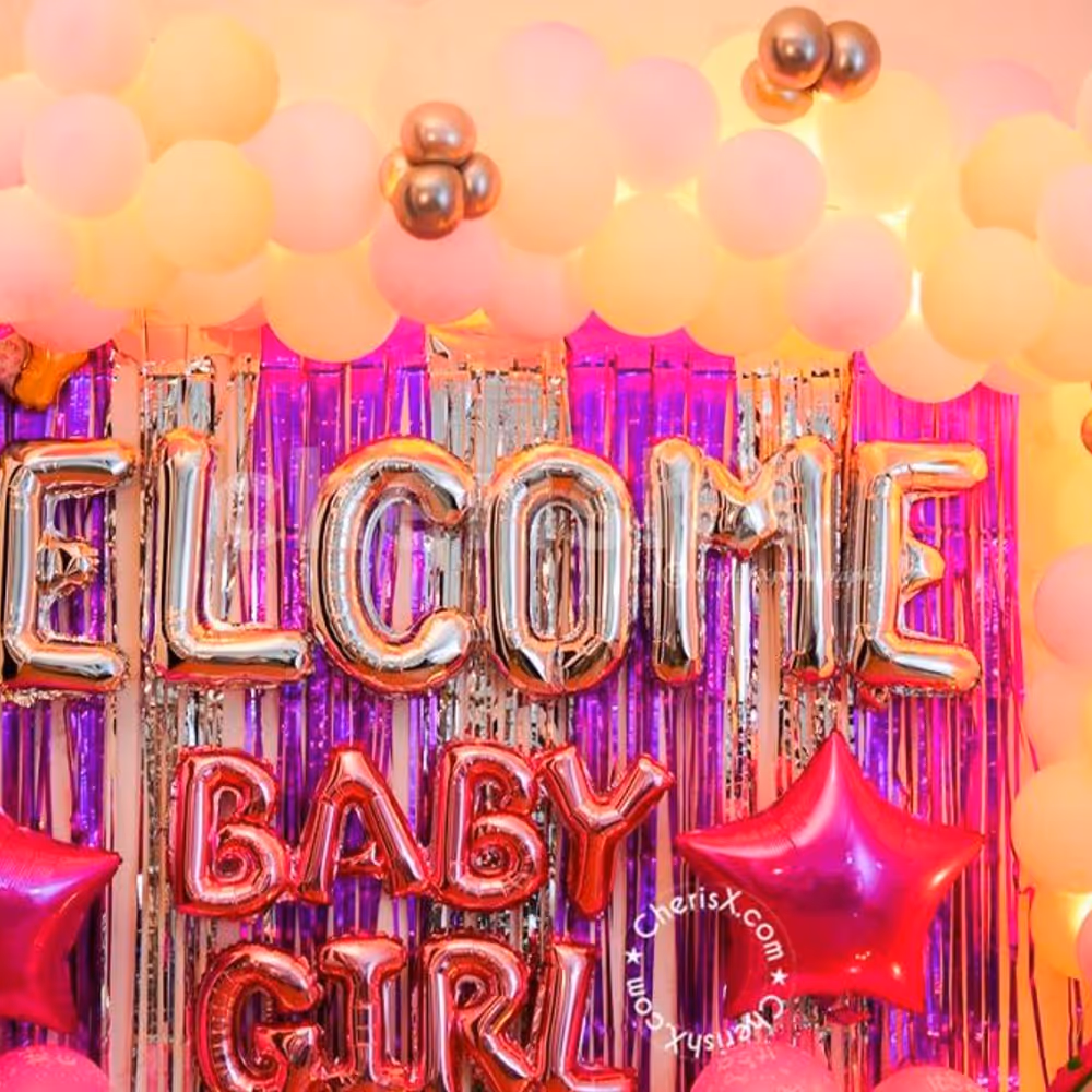 Make the naming celebration memorable with CherishX's Balloon Decoration!