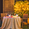 Soft music will accompany you and add a romantic flair to the ambience.
