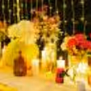 Flickering candles, delicate flowers, and shimmering lights create an ambience that will leave you in awe.