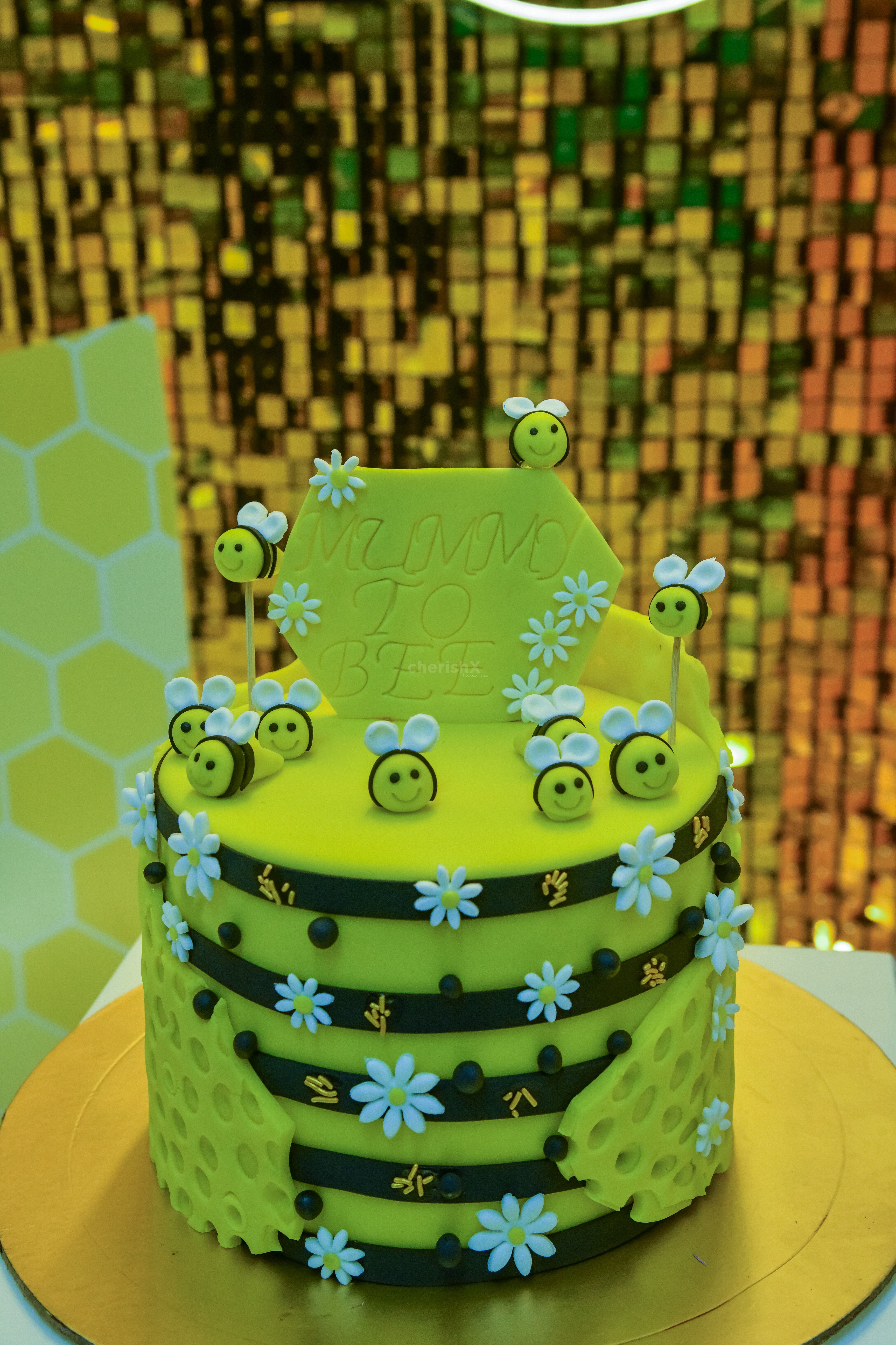 Welcome Baby Fondant Cake