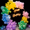 The hanging neon lights with a Happy Birthday message will set the perfect celebratory mood for your loved one's big day.
