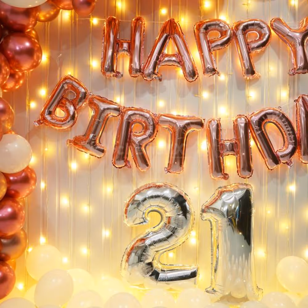 Dreamy Floating Balloons create an ethereal atmosphere.