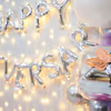 Experience the magic of love in every detail, from the shimmering Happy Anniversary Silver foil balloon to the mesmerizing pixel lights that create an enchanting ambiance.