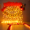 Vibrant red balloons symbolize the intensity of your love, while tea light candles create an intimate ambience, casting a warm glow on your special moments.