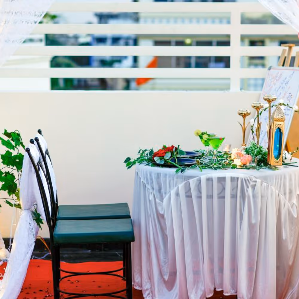 Pure elegance and sophistication create a truly enchanting atmosphere.