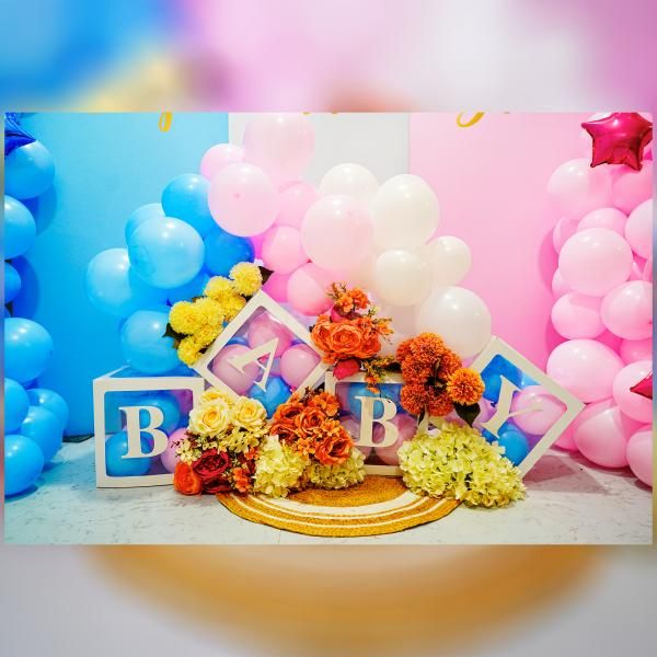 Celebrate the arrival of your little one in style with our captivating decor that exudes serenity and tranquillity.