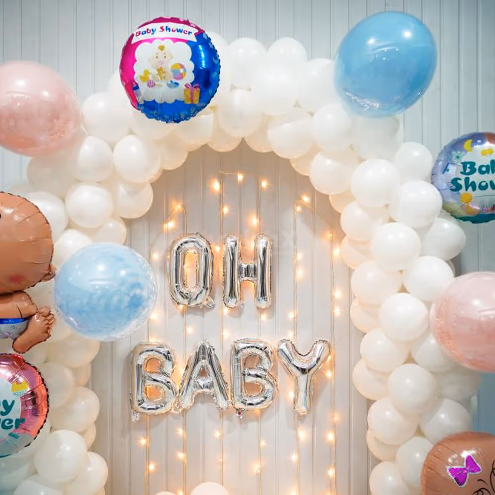 Let the Delicate Accents of Pure Serenity Decorations Enchant your guests.