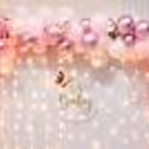 Experience the Charm of Rosy Whispers as Pastel Pink Balloons and Gold Butterflies.