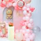 Add a touch of sweetness to your surroundings with our delightful pastel pink and latex pink balloons.