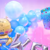 Magical moments are captured in one frame! The sun board adorned with blue and pink balloon decorations sets the stage for a memorable welcome baby celebration.