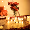 Set the mood for a love dinner filled with love and light.