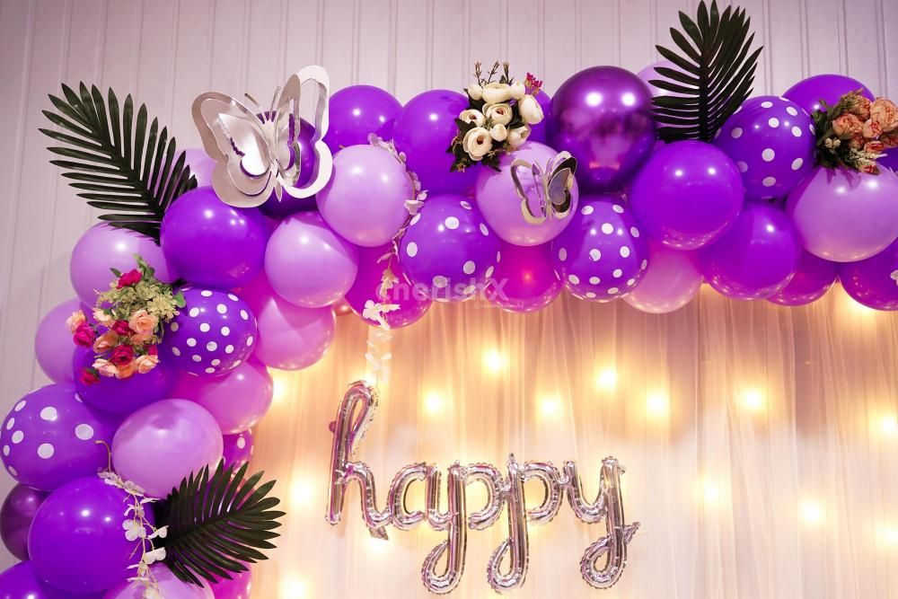 Transform Your Birthday with the Enchanting Regal purple affair.