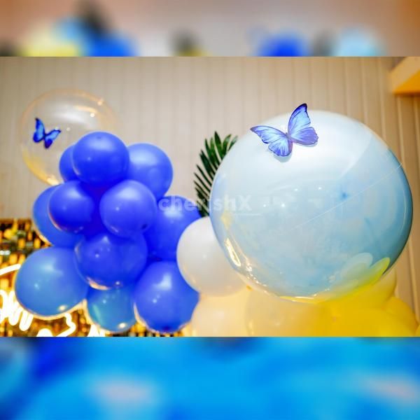 Create unforgettable memories amidst this breathtaking baby shower decoration, as love and laughter fill the air, making it a truly magical celebration.