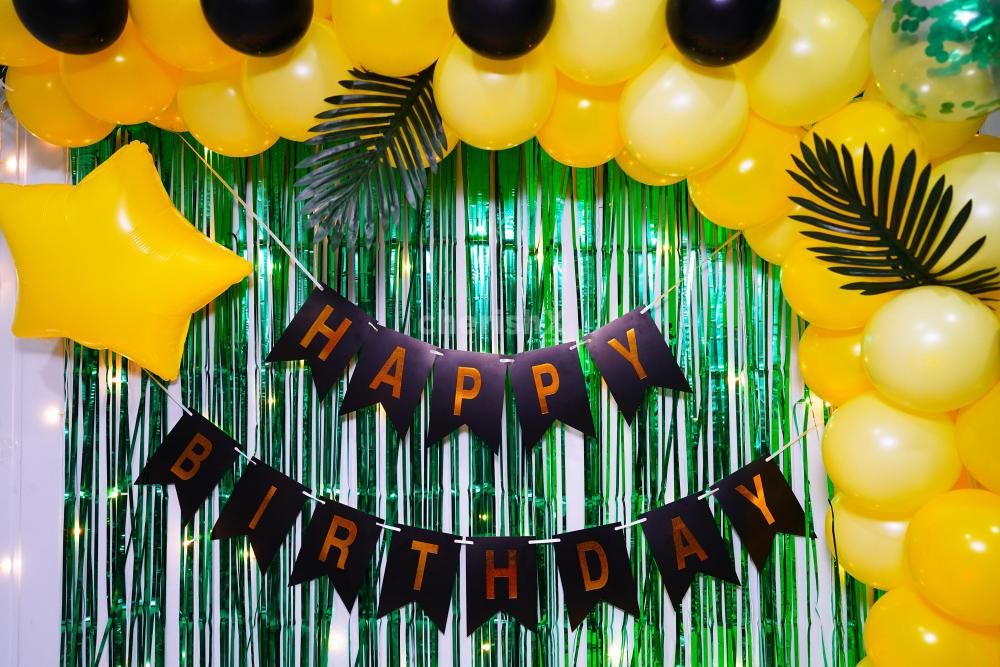 Sunshine Blooms Birthday Backdrop brings vibrant joy to your celebration.