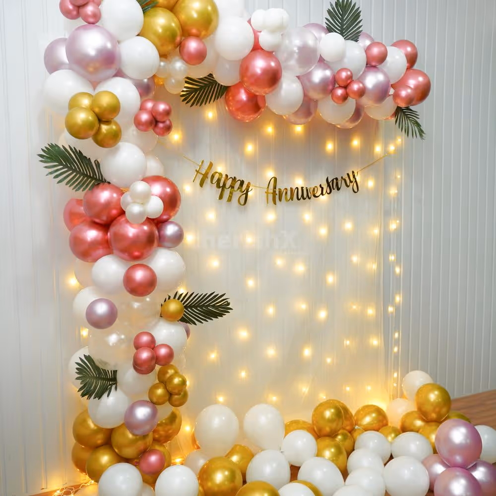 Celebrate in style with a touch of golden charm.