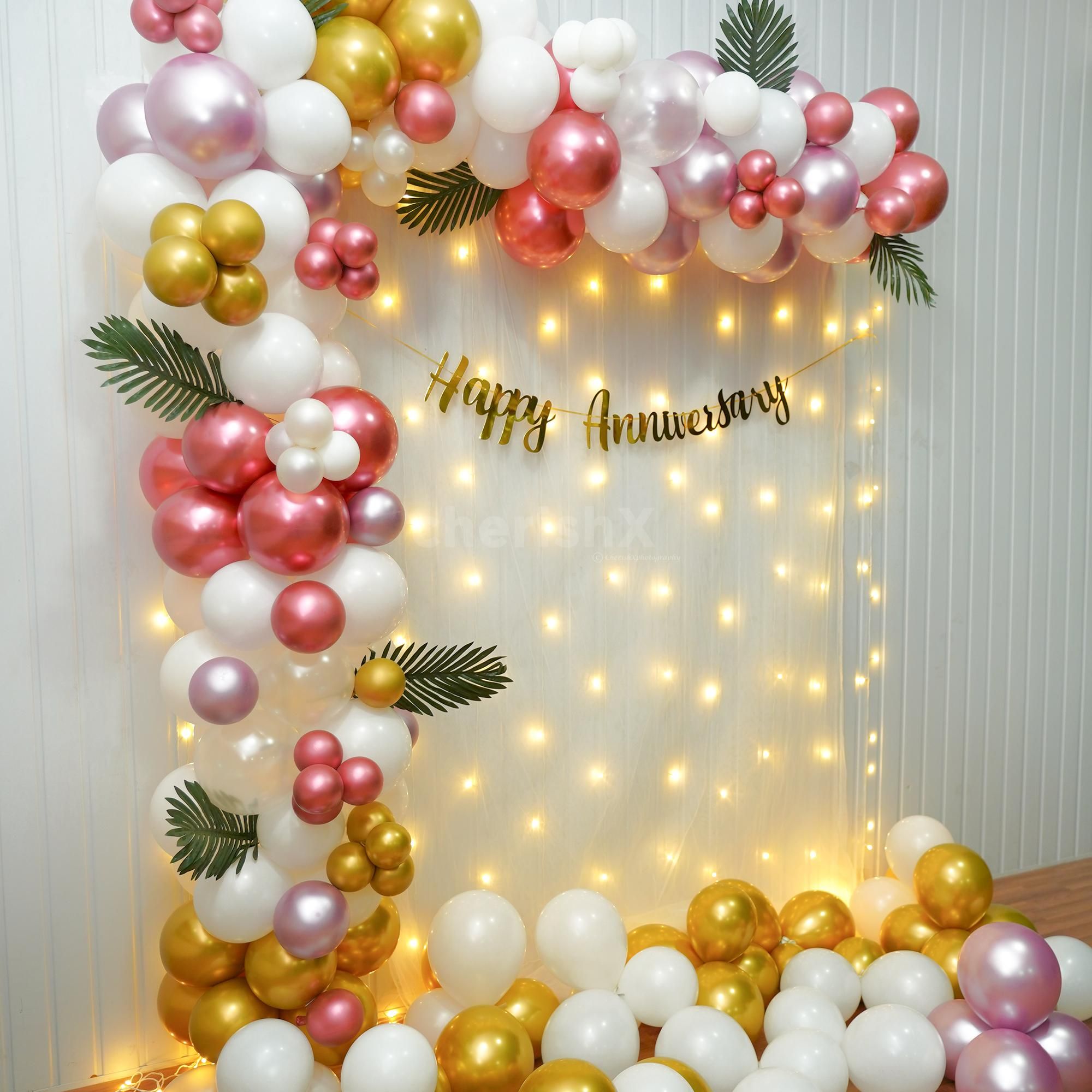 Celebrate in style with a touch of golden charm.