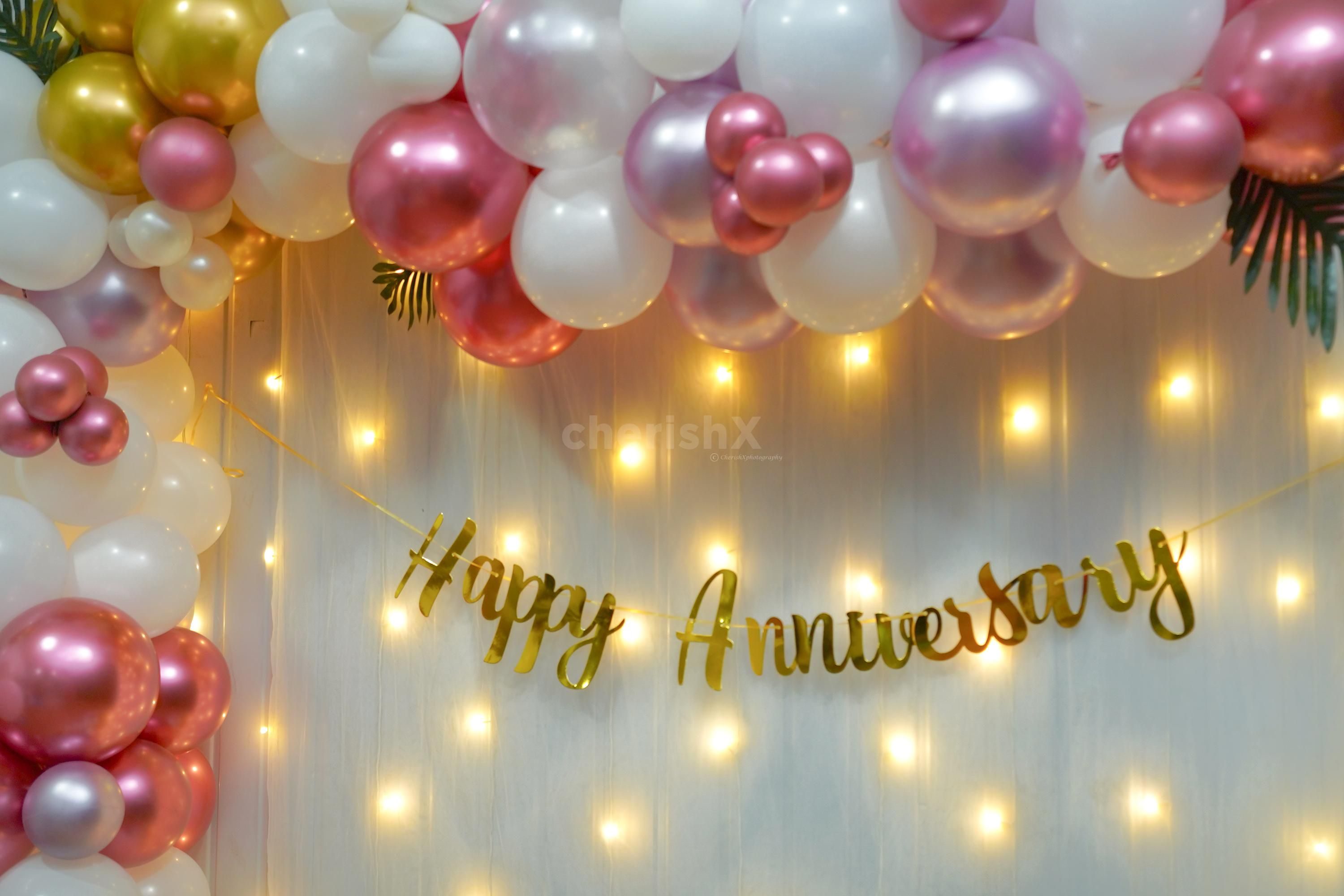 Cherish love's glow with our enchanting metallic white balloons.