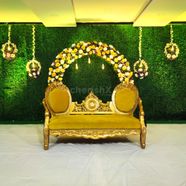 Celebrate Womanhood With Our Charming Half Saree Function Decorations 