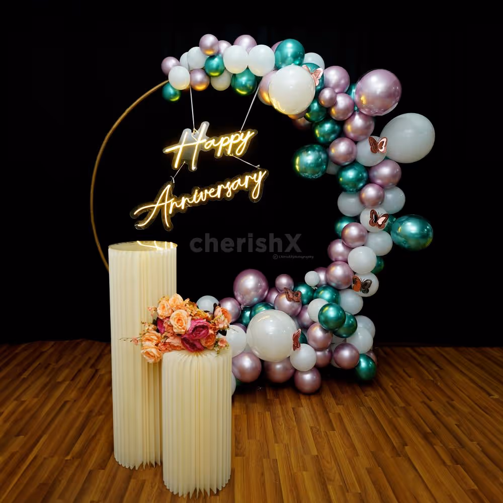 Celebrate your special milestone surrounded by exquisite decor and a captivating ambience.