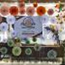 Tri-colour paper cutouts add a touch of patriotism to every corner.