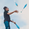 This Juggler Artist is a total hit at the party with their props.