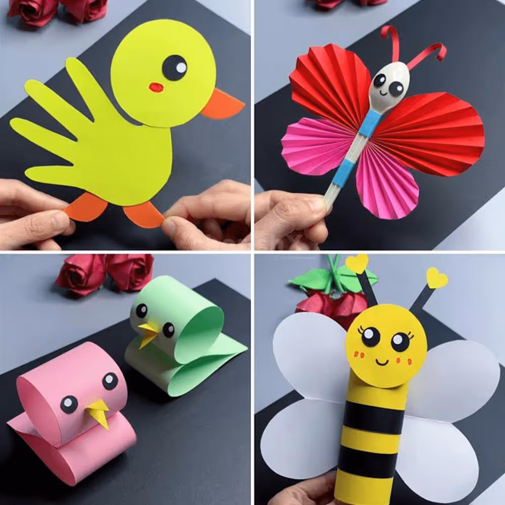 Our artist brings all the materials, ensuring a seamless and stress-free Origami Craft Adventure.