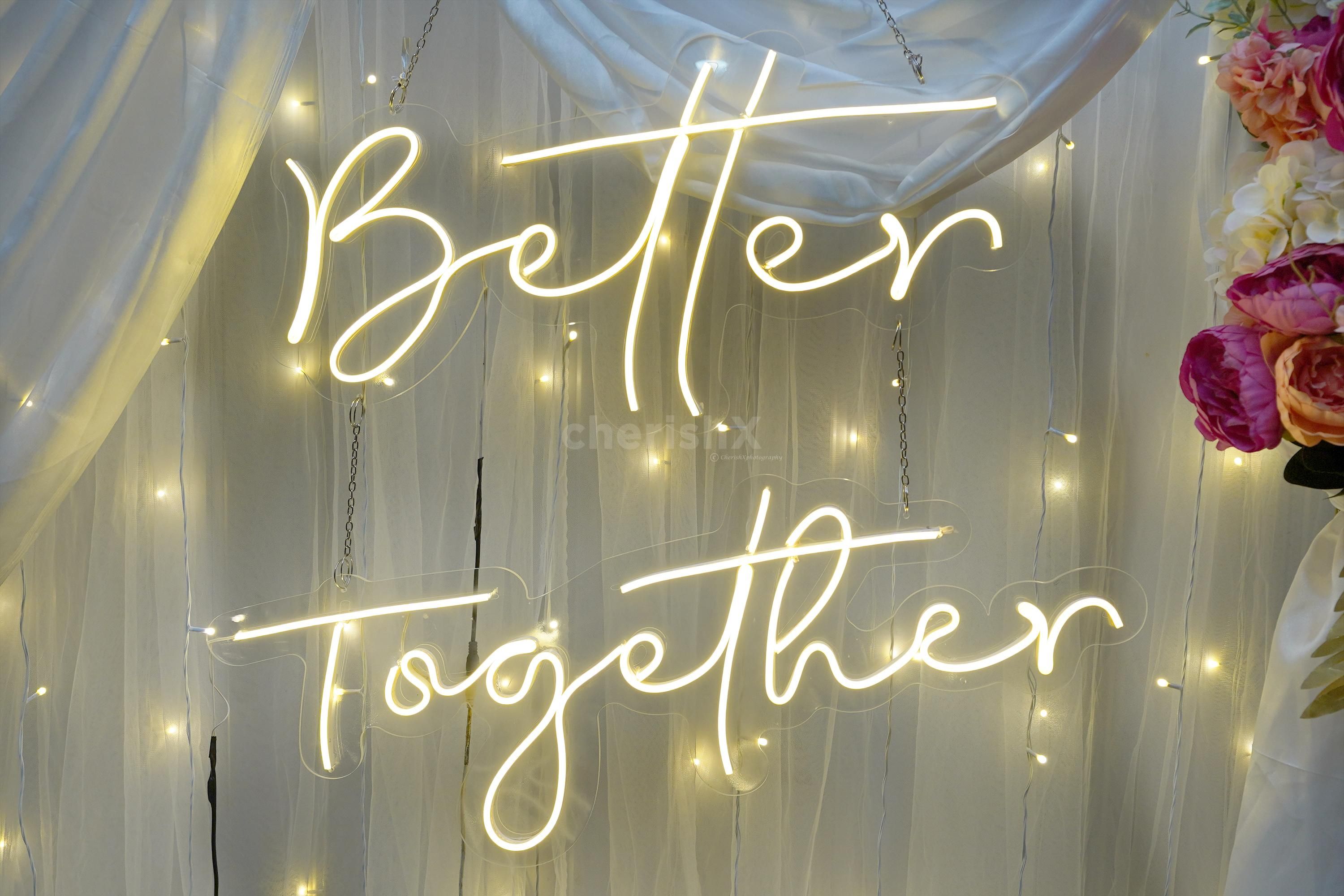 Multicolor Flowers and Pixel Lights Adorn Your Celebration.