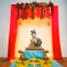 Elevate your Janmashtami celebrations with our divine Flowers Decorations, creating a spiritual aura for Lord Krishna's arrival.