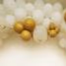 Make your celebrations extra special with our stunning Arch of Balloons featuring White Latex and Golden Chrome Balloons.