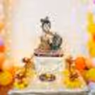 Pastel balloons harmoniously blend with the elegance of overall decor and increase the spiritual aura of our Krishna-themed decor.