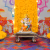 Experience the harmonious fusion of spirituality and aesthetics with our exquisite Ganpati adornments, where vibrant hues and intricate designs converge.