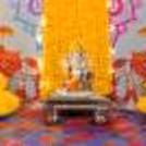 Experience the harmonious fusion of spirituality and aesthetics with our exquisite Ganpati adornments, where vibrant hues and intricate designs converge.