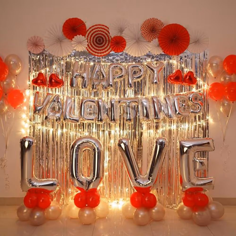 Make your Valentine's Date Unforgettable with CherishX's Happy Valentine's Love Decor!