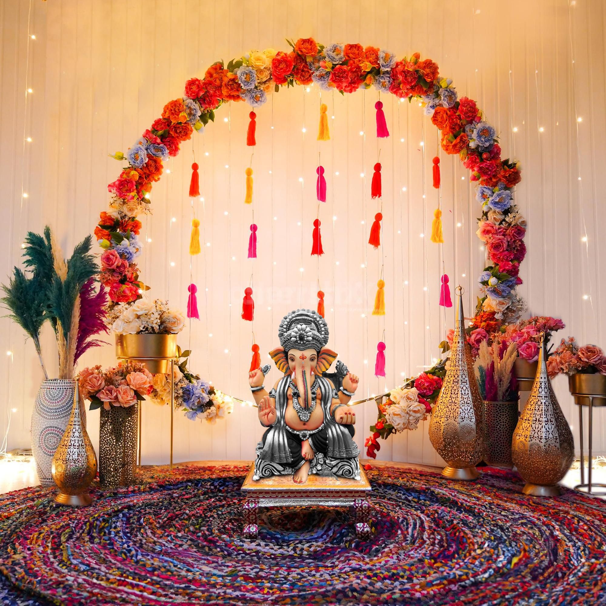 Welcome Bappa Home With Our Ganesh Chaturthi Flower Decorations Bangalore