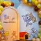 Our premium decorations feature adorable paper cutouts of Tom & Jerry characters on bubble balloons, adding charm to the party setup.