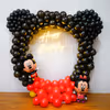 This adorable mickey mouse birthday decor comes with a Ring stand.