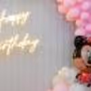 The addition of a Happy Birthday neon light adds a touch of festivity that will light up the faces of your young guests.
