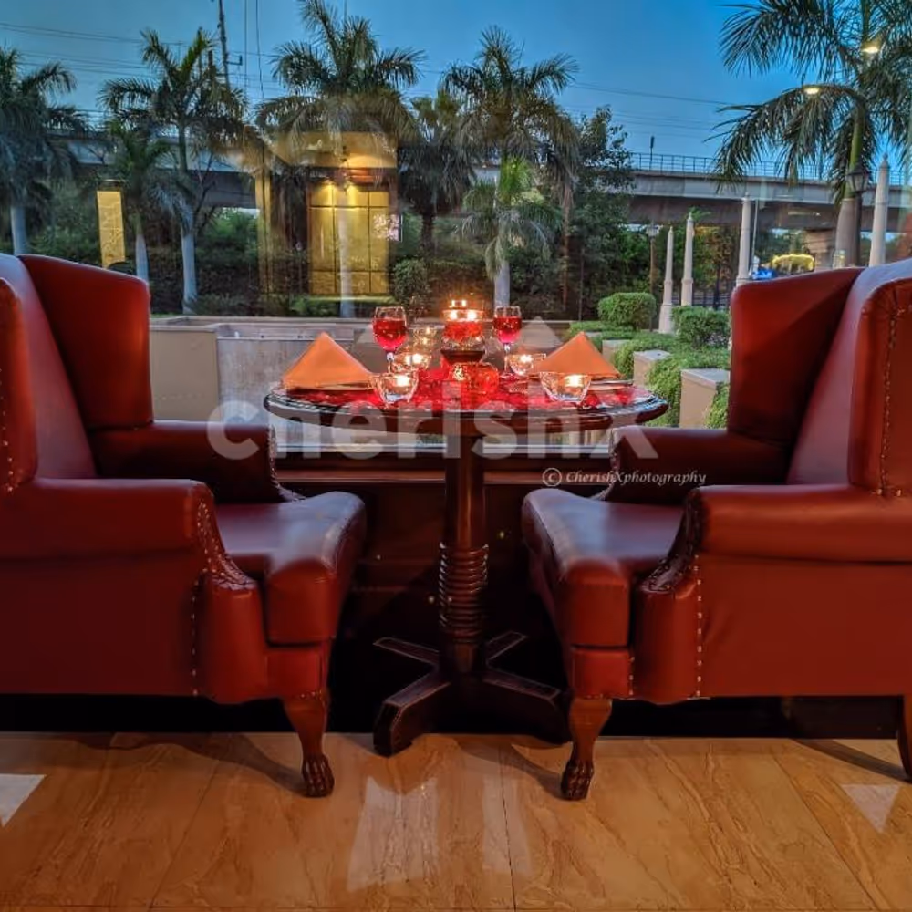 Bask in the romantic ambience of Lutyens Resort, where flowers and candles create an atmosphere of pure romance.