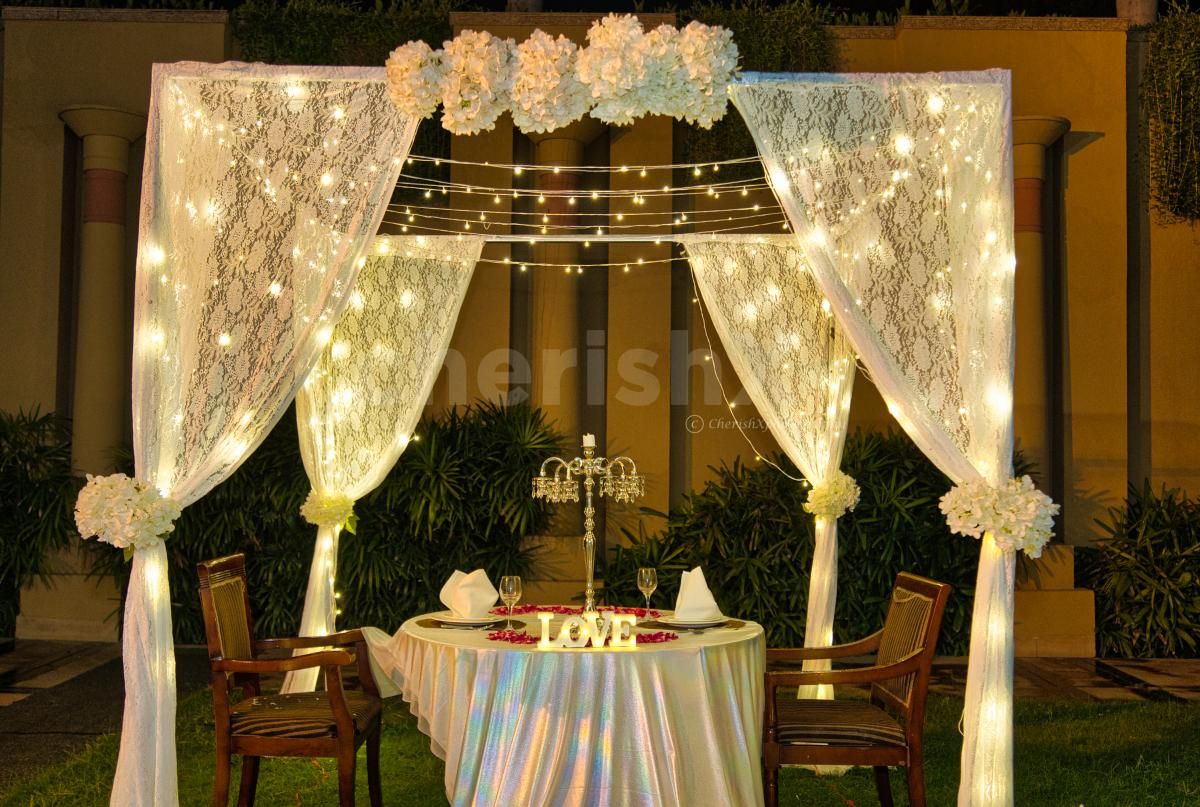 Spend time with your partner amidst the soft glow of candles and delving into conversations.