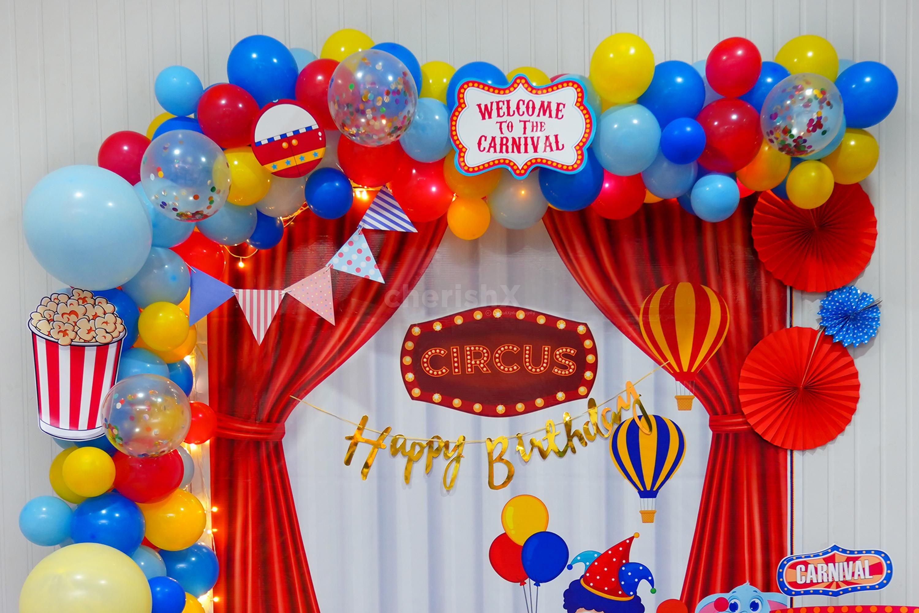 An Authentic Experience with Paper Cutouts and Free-Floating Balloons.